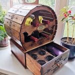 Barril Minibar - Vector descarganle para corte CNC y grabado laser gratis | Stanser