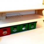 Organizador de dos niveles para escritorio - Vector descarganle para corte CNC y grabado laser gratis | Stanser