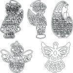 Ángeles de oraciones - Vector SVG DXF para CNC Router y Laser CO2 - Descargable gratis | Stanser