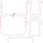 Bolso de mano - Vector SVG DXF para CNC Router y Laser CO2 - Descargable gratis | Stanser