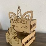 Caja de unicornio personalizable - Vector SVG DXF para CNC Router y Laser CO2 - Descargable gratis | Stanser