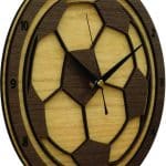 Reloj futbolero - Vector SVG DXF para Laser CO2 - Descargable gratis | Stanser