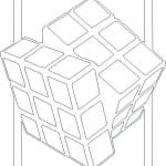Cuadro "Cubo rubik" - Vector SVG DXF para CNC Router y Laser CO2 - Descargable gratis | Stanser