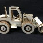 Bulldozer 3D - Vector descarganle para corte CNC y grabado laser gratis | Stanser