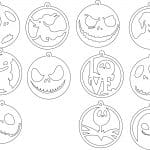 Esferas de halloween - Vector descarganle para corte CNC y grabado laser gratis | Stanser