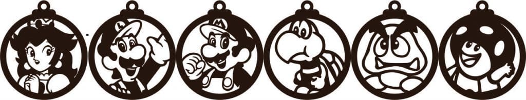 Esferas videojuegos — vector para corte CNC