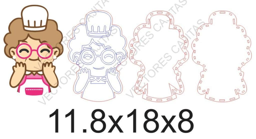  — vector para corte CNC