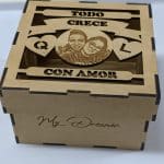 Caja con foto - Vector SVG DXF para CNC Router y Laser CO2 - Descargable gratis | Stanser