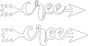Flecha «Cree»