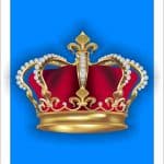 Tarjeta "La corona" - Vector SVG DXF para CNC Router y Laser CO2 - Descargable gratis | Stanser