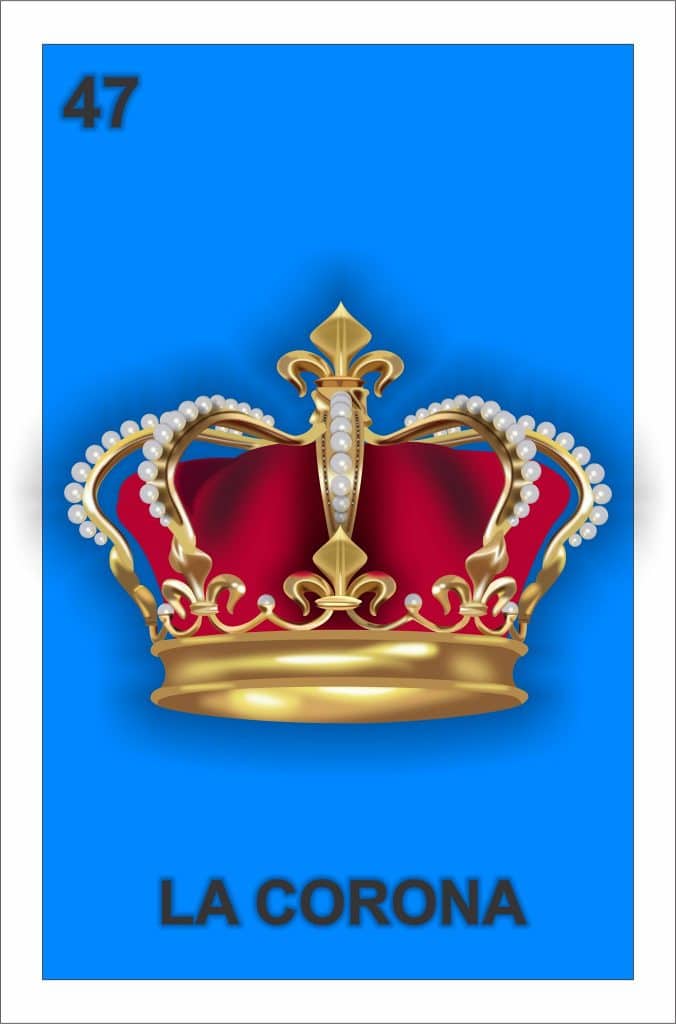 Tarjeta «La corona» — vector para corte CNC