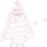 Pino navideño personalizable - Vector descarganle para corte CNC y grabado laser gratis | Stanser