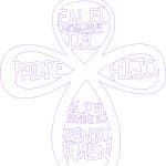 Colgante de cruz - Vector SVG DXF para CNC Router y Laser CO2 - Descargable gratis | Stanser