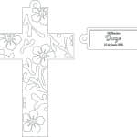 Cruz floreada - Vector SVG DXF para CNC Router y Laser CO2 - Descargable gratis | Stanser