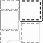 Organizador de notas - Vector descarganle para corte CNC y grabado laser gratis | Stanser