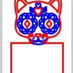 Portavela Gato - Vector descarganle para corte CNC y grabado laser gratis | Stanser