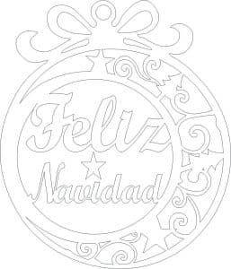 Esfera «Feliz Navidad»