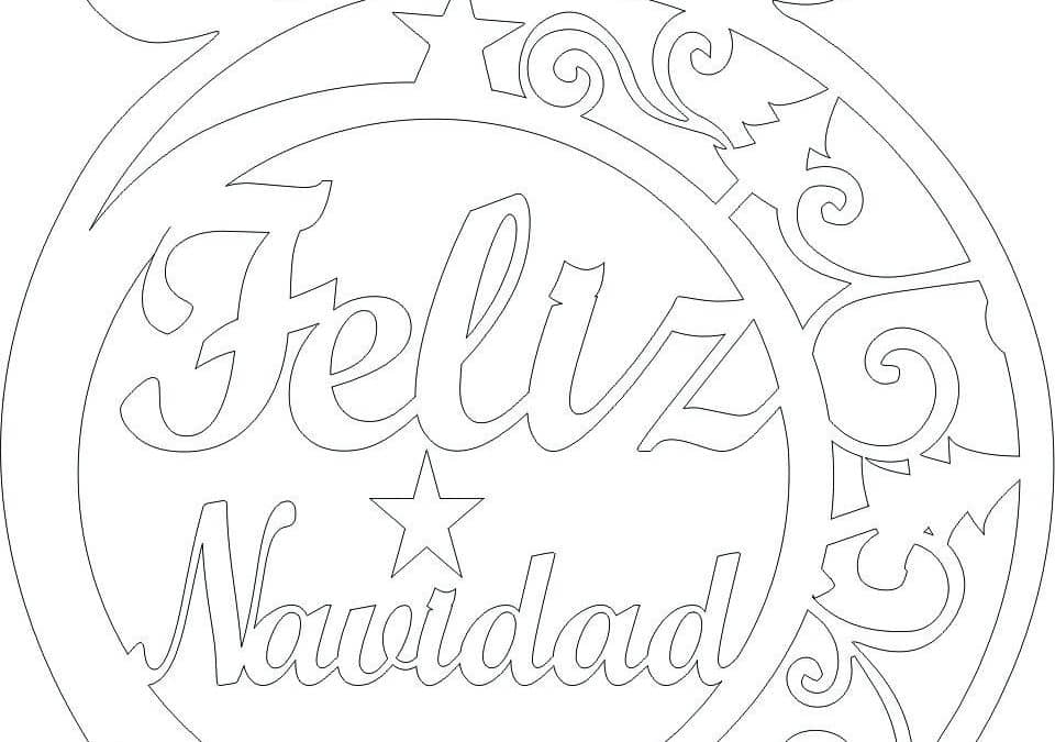 Esfera «Feliz Navidad»