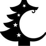Adorno "Pino para esfera" - Vector descarganle para corte CNC y grabado laser gratis | Stanser