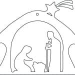Adorno para árbol "Nacimiento" - Vector descarganle para corte CNC y grabado laser gratis | Stanser