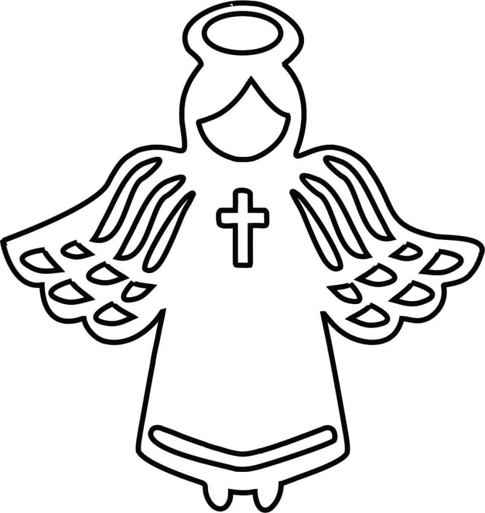Ángel Navideño 1 — vector para corte CNC