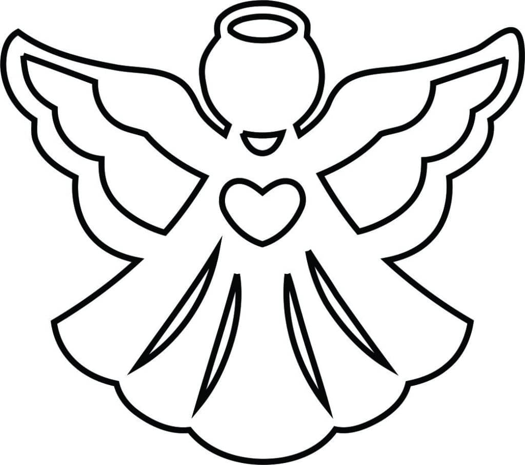 Ángel navideño 3 — vector para corte CNC