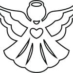 Ángel navideño 3 - Vector SVG DXF para CNC Router y Laser CO2 - Descargable gratis | Stanser