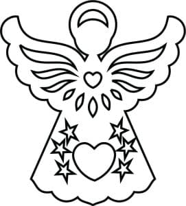 Ángel navideño 4