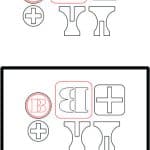 Base para sello cuadrado - Vector descarganle para corte CNC y grabado laser gratis | Stanser