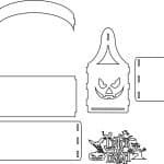 Canasta "Dulce o truco" - Vector descarganle para corte CNC y grabado laser gratis | Stanser