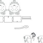 Carroza con caballos - Vector descarganle para corte CNC y grabado laser gratis | Stanser