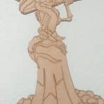 Catrina fumando - Vector descarganle para corte CNC y grabado laser gratis | Stanser