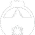 Esfera de Navidad 4 - Vector descarganle para corte CNC y grabado laser gratis | Stanser