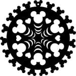Esfera de Navidad 10 - Vector descarganle para corte CNC y grabado laser gratis | Stanser