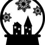 Esfera de Navidad 14 - Vector descarganle para corte CNC y grabado laser gratis | Stanser