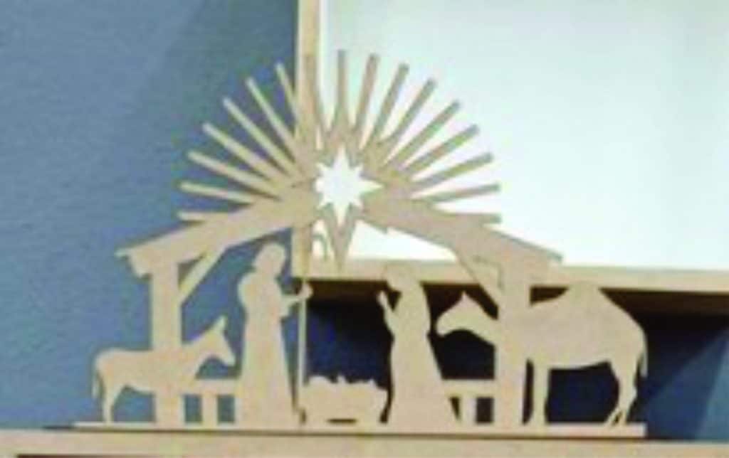 Adorno «Nacimiento» — vector para corte CNC