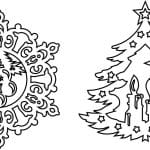 Par de esferas navideñas 7 - Vector descarganle para corte CNC y grabado laser gratis | Stanser