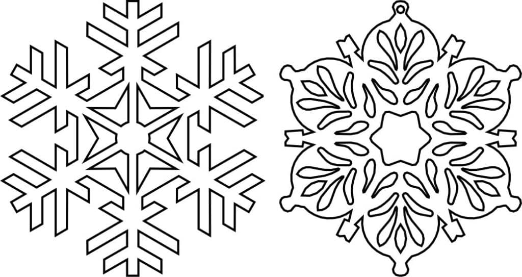 Par de esferas navideñas 8 — vector para corte CNC