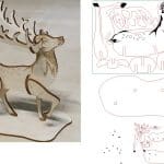 Reno armable - Vector descarganle para corte CNC y grabado laser gratis | Stanser