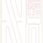 Base "Never give up" - Vector descarganle para corte CNC y grabado laser gratis | Stanser