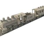 Tren 3D - Vector descarganle para corte CNC y grabado laser gratis | Stanser