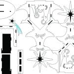 Pino con nacimiento - Vector descarganle para corte CNC y grabado laser gratis | Stanser