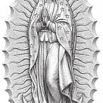 Grabado de Virgen de Guadalupe - Vector SVG DXF para CNC Router y Laser CO2 - Descargable gratis | Stanser