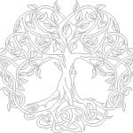 Árbol de la vida con raíces - Vector descarganle para corte CNC y grabado laser gratis | Stanser