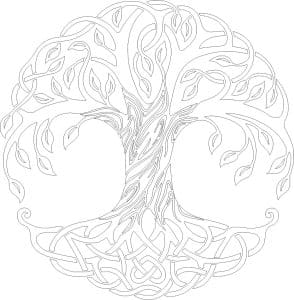 Árbol de la vida con raíces 2