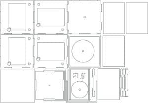 Caja giratoria para fotos