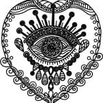 Ojo y corazón - Vector descarganle para corte CNC y grabado laser gratis | Stanser