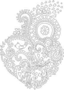 Corazón de mandala