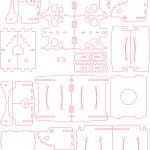 Porta-taza - Vector descarganle para corte CNC y grabado laser gratis | Stanser