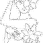 Cuerpo entre flores - Vector descarganle para corte CNC y grabado laser gratis | Stanser